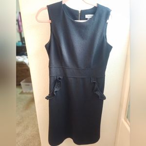 Black Calvin Klein Dress Size 10 POCKETS